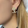 CHANEL香奈儿皇冠双c耳钉耳环