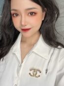 CHANEL香奈儿双c彩宝石胸针