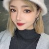 CHANEL香奈儿双c黑皮绳耳钉耳环