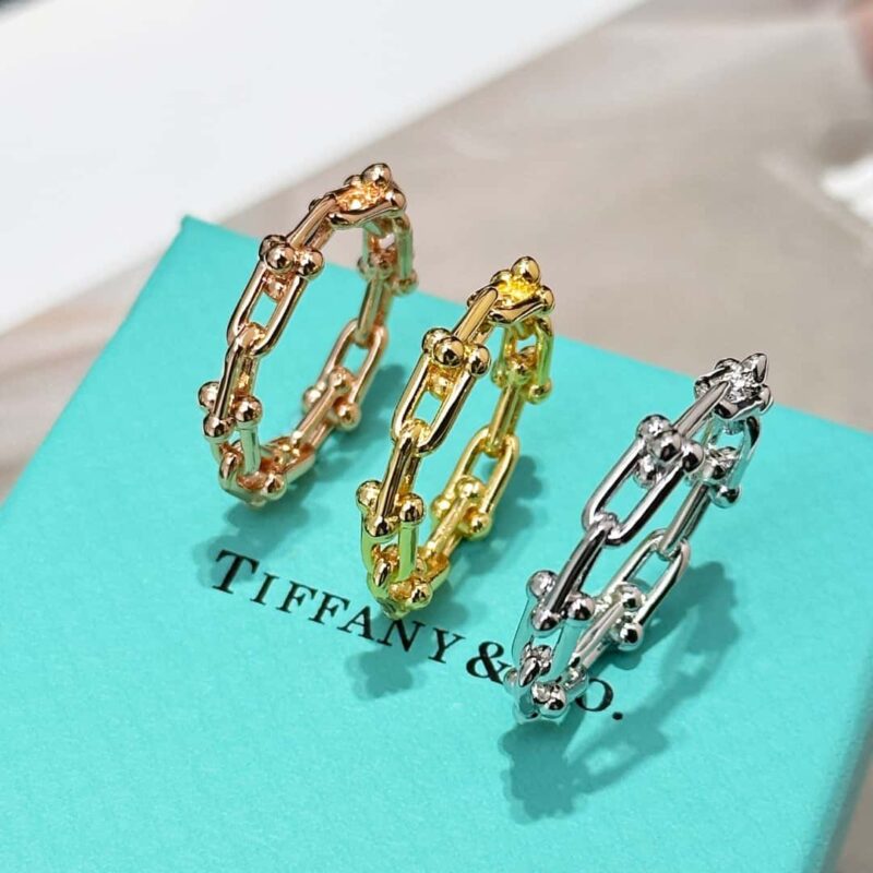 ☀️原单货 ☀️Tiffany&co 蒂芙尼HardWear系列 马蹄光面戒指 ☀️ - Image 11