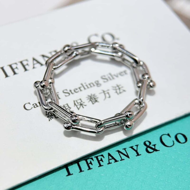 ☀️原单货 ☀️Tiffany&co 蒂芙尼HardWear系列 马蹄光面戒指 ☀️ - Image 15