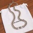 ☀️️巴黎世家BALENCIAGA双B满钻项链