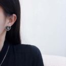 香奈儿耳钉耳环 ☀️☑️ 香奈儿c1双c桃心爱心耳钉耳环 ☀️