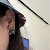香奈儿耳钉耳环 ☀️☑️ 香奈儿c1双c桃心爱心耳钉耳环 ☀️