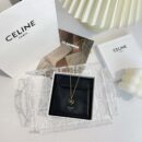 ☀️☑️ Celine瑟琳黑色桃心凯旋门项链 ☀️