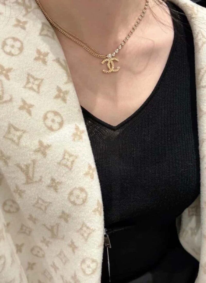 ☀️☑️ 香奈儿双层双c钻石项链 ☀️ - Image 7