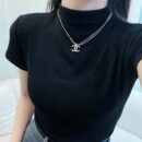 ☀️☑️ 香奈儿双层双c钻石项链 ☀️