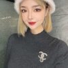 CHANEL香奈儿双c珍珠胸针 耳钉耳环