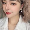 CHANEL香奈儿双c珍珠耳钉耳环