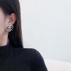 ☀️☑️ 香奈儿c1双C桃心爱心耳钉耳环 ☀️
