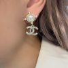 CHANEL香奈儿双c珍珠耳钉耳环