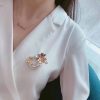 CHANEL香奈儿5字山茶花珍珠胸针
