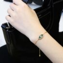 ☀️Messika梅西卡LUCKY EYE孔雀石 绿松石幸运之眼手链 ☀️