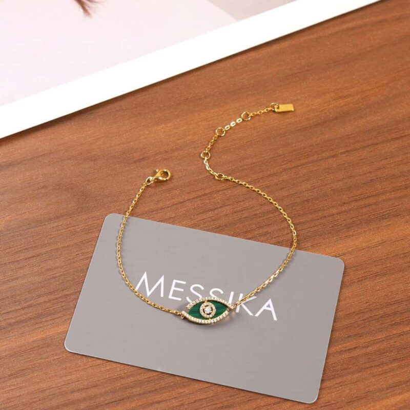 ☀️Messika梅西卡LUCKY EYE孔雀石 绿松石幸运之眼手链 ☀️ - Image 15