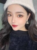 CHANEL香奈儿双c珍珠耳钉耳环