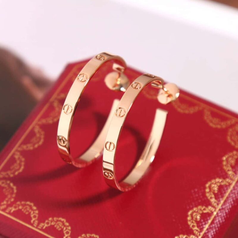 ☀卡地亚Cartier LOVE系列耳钉耳环 ☀ - Image 14