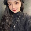 CHANEL香奈儿双c山茶花项链
