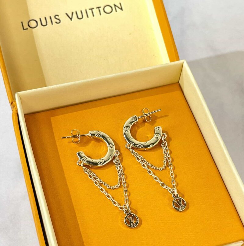 LOUIS VUITTON路易威登NANOGRAM 耳环耳钉