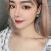CHANEL香奈儿双c满钻耳钉耳环