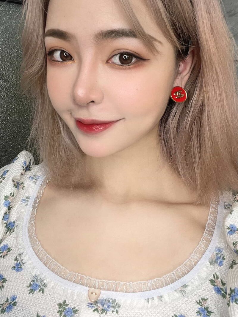 CHANEL香奈儿双c耳钉耳环 - Image 2