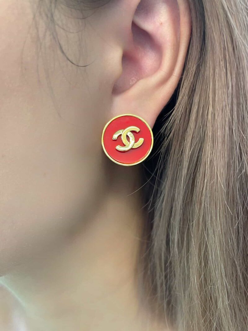 CHANEL香奈儿双c耳钉耳环 - Image 3