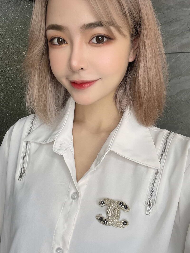 CHANEL香奈儿双c珍珠胸针 - Image 2