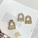 CHANEL香奈儿双c珍珠包包耳钉耳环 胸针