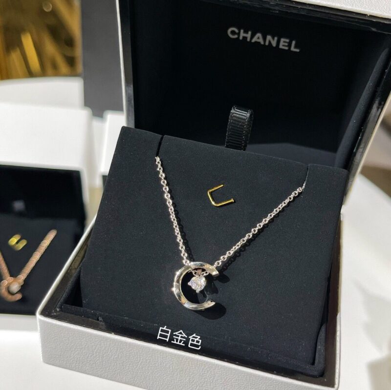 CHANEL香奈儿 coco crush系列水冰月 月亮项链 - Image 4