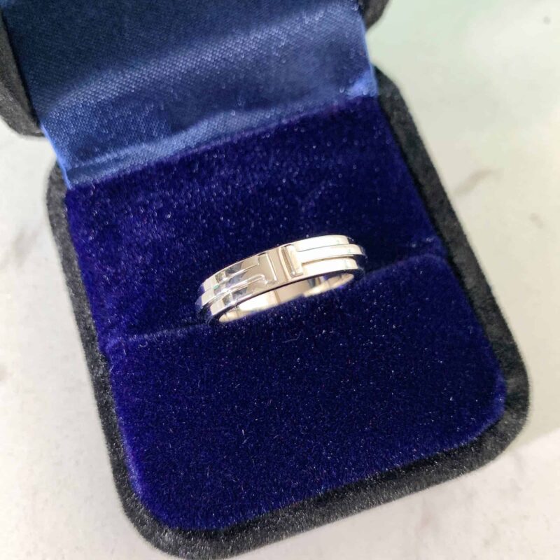 蒂芙尼Tiffany&co T系列 窄版光面戒指 - Image 3