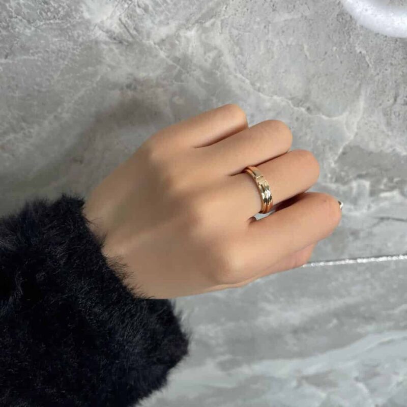 蒂芙尼Tiffany&co T系列 窄版光面戒指 - Image 11
