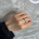 蒂芙尼Tiffany&co T系列 窄版光面戒指