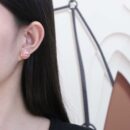 ☑️DIOR迪奥粉色CD耳钉耳环