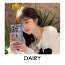 MIU MIU缪缪彩虹M字母耳钉耳环