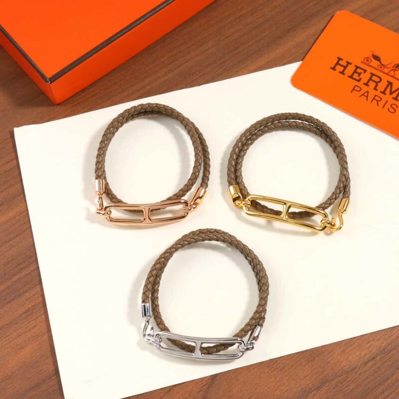 HERMES 爱马仕Roulis双圈手镯手环 - Image 10