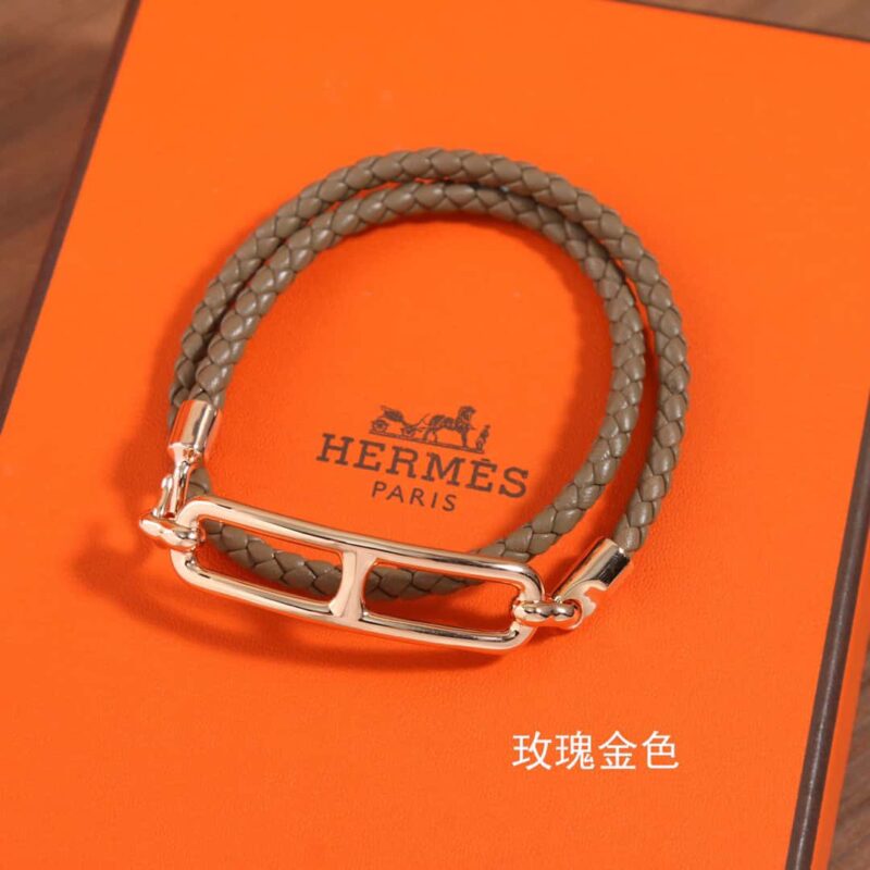 HERMES 爱马仕Roulis双圈手镯手环 - Image 16