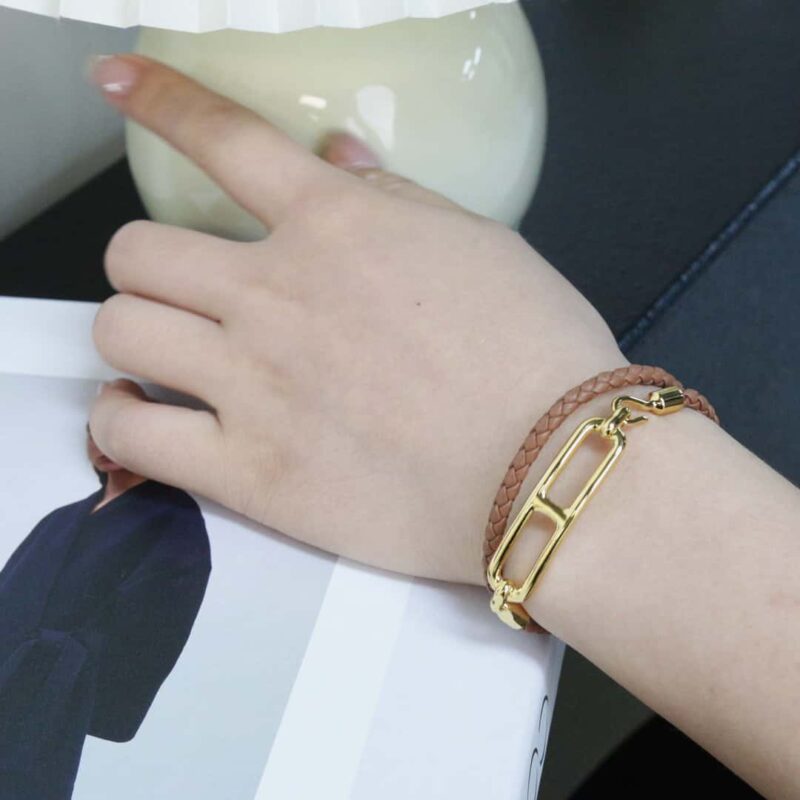 HERMES 爱马仕Roulis双圈手镯手环 - Image 10