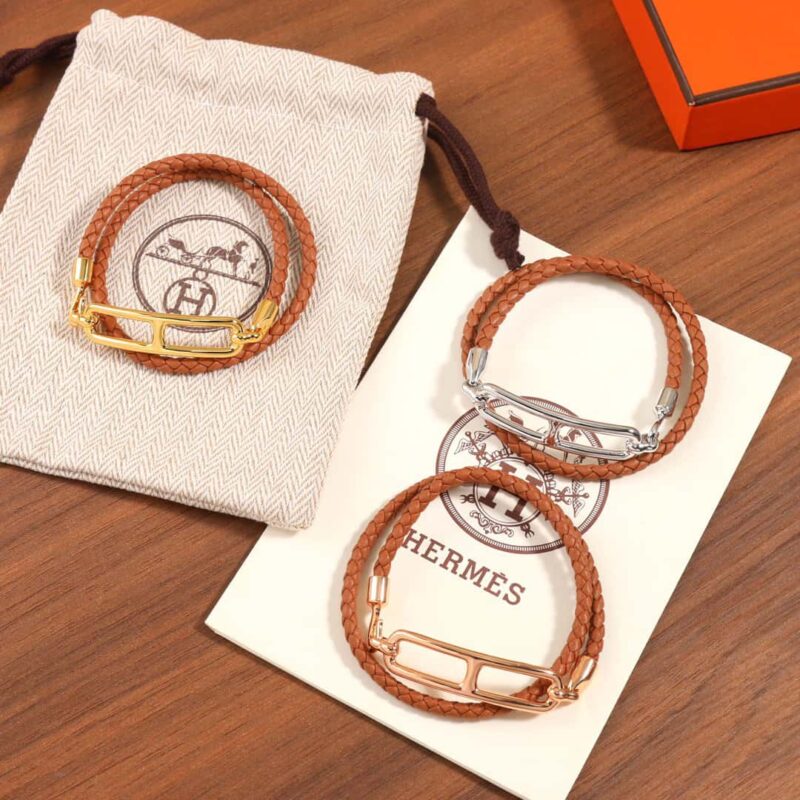 HERMES 爱马仕Roulis双圈手镯手环 - Image 11