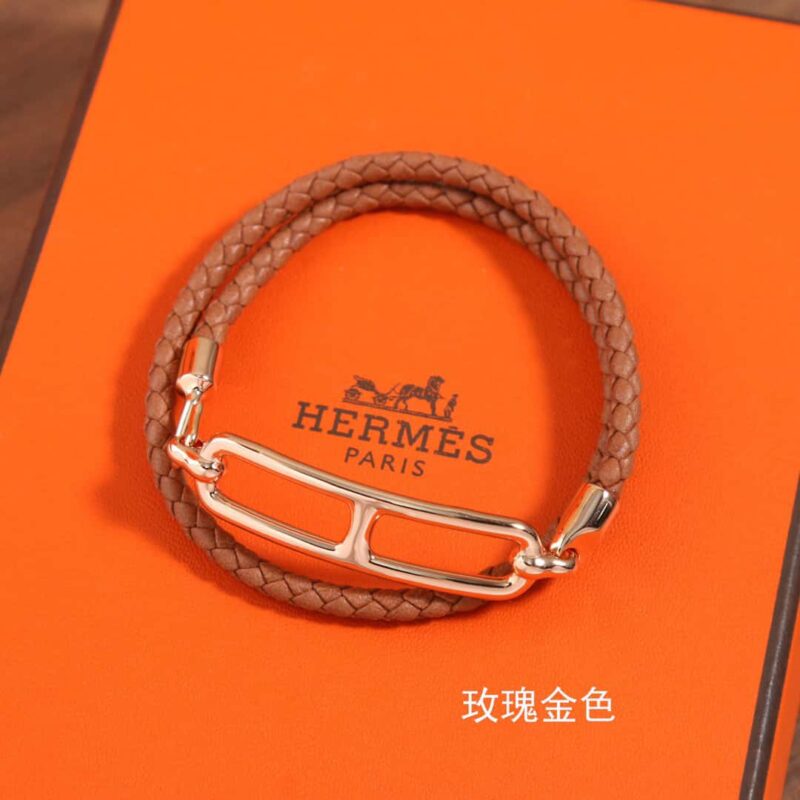 HERMES 爱马仕Roulis双圈手镯手环 - Image 16