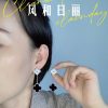 IMG_9986.jpg 梵克雅宝Magic Alhambra黑玛瑙四叶草耳拍耳钉耳环