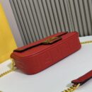 Fendi 小号 Fendigraphy 小牛皮流浪包 银色