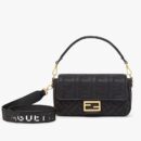Fendi Nano F 小牛皮包，绿色