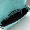 Fendi 大号 Sunshine 购物袋，采用 ROMA 徽标小牛皮，灰色