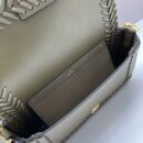Fendi 中号法棍包，绿色拼接皮革