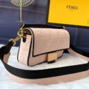 Fendi FF 图案面料腰包 棕色/咖啡色