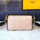 Fendi FF 图案面料腰包 棕色/咖啡色