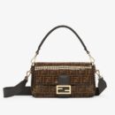 Fendi Moonlight 包，采用 ROMA 徽标小牛皮，黄色