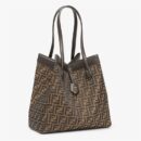 Fendi Nano F米色小牛皮包