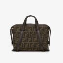 Fendi Nano F 小牛皮包，白色