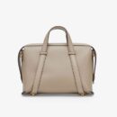 Fendi 中号法棍斜挎包 Cuoio Romano 皮革 灰色