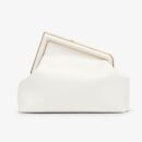 Fendi Mini Peekaboo Cut 包 白色小牛皮包